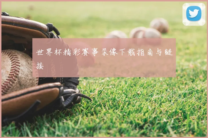 世界杯精彩赛事录像下载指南与链接